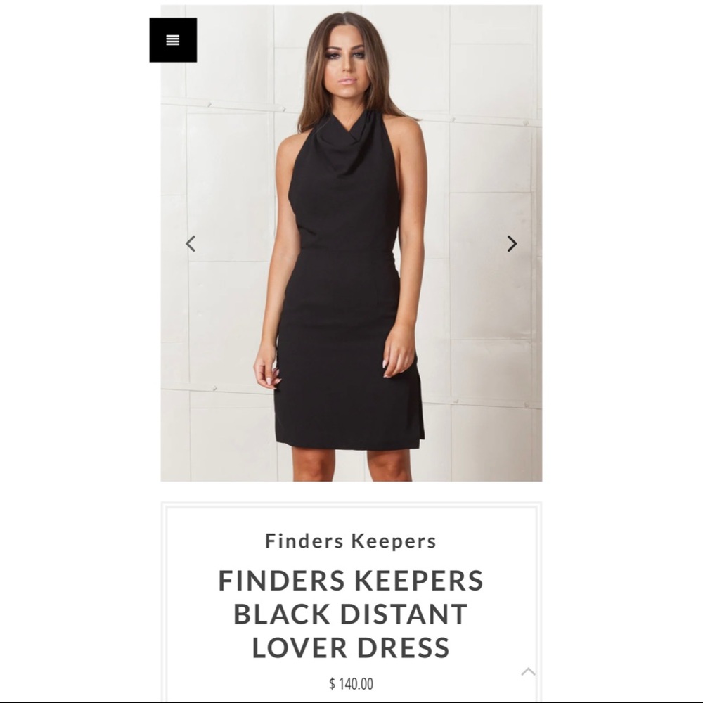 Finders Keepers: distant lover dress size Small